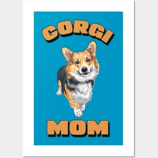 Corgi mom Posters and Art